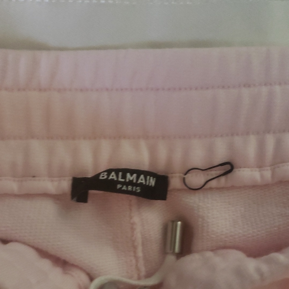 Balmain Tapered Cotton Jersey Cargo Pants Light Pink Size  Mens XL